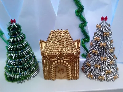 🎄 Ёлки из макарон своими руками: мастер-классы и фото