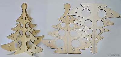 Елки из фанеры фото фотографии