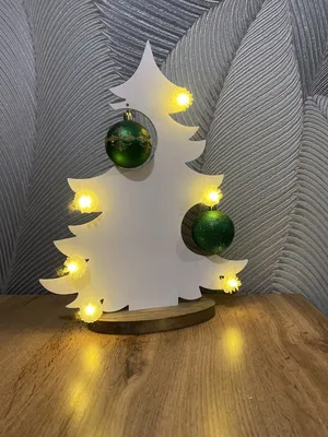 Заготовка из фанеры ёлка – купить за 35 ₽ | Fractal Paint