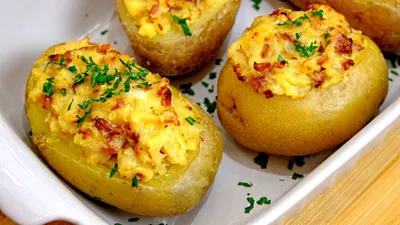 Фаршированная картошка | Вкусная Идея | Дзен