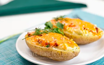 Картофель фаршированный