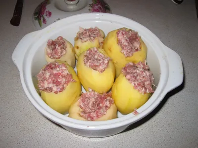 Фаршированная картошка (Крошка - Картошка) - рецепт автора  Анастасия🇷🇺Амбассадор