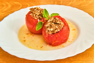 Баклажаны с фаршем, томатом и сыром в духовке (пп) - пошаговый рецепт с  фото на Готовим дома