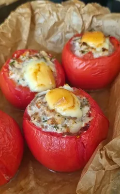 Фаршированные помидоры на закуску - рецепт с фото пошагово