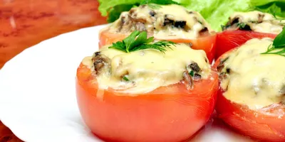 Minced Meat Stuffed Tomatoes - Пошаговый рецепт с фото