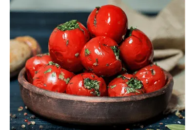 Соленые фаршированные помидоры – рецепт Видео Кулинарии