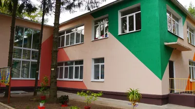 Устройство вентилируемого фасада здания детского сада в Москве - компания  \"Prof Фасад\"