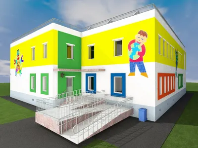 Детский сада «Сказка» в Томари получит новый цветной фасад - KP.RU
