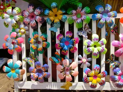 Поделки из бутылок для сада - фото и картинки: 60 штук