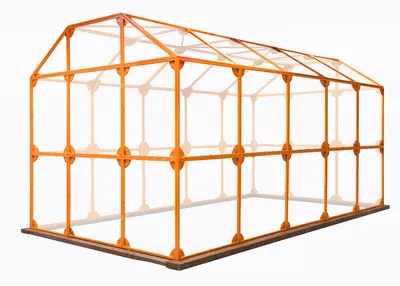 Теплицы GLASS HOUSE - АТТИКА РИО — теплица, настолько же красивая и  эргономичная, насколько и прочная! Мансардная форма «домиком»  спроектирована с учетом грамотно продуманного внутреннего объема. Это  наиболее важный параметр для поддержания