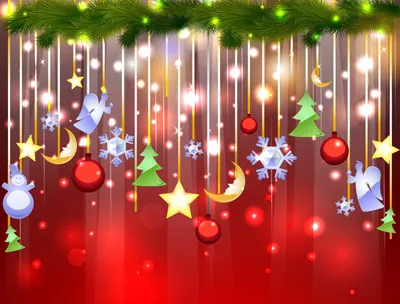 Обои елка, украшения, надпись, новый год, рождество, зеленый картинки на рабочий  стол, фото скачать бесплатно