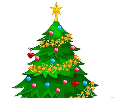 Мультяшная новогодняя елка Зеленая новогодняя елка Рисованной елки  Рождественская елка иллюстрация PNG , рождественская елка клипарт,  рождество, Декоративное дерево PNG картинки и пнг PSD рисунок для  бесплатной загрузки