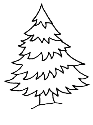 Новогодняя елка рисунок для детей - 35 фото