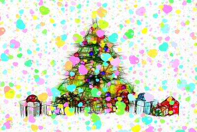 Картинка Елка нарисованная » Новый год » Праздники » Картинки 24 - скачать  картинки бесплатно