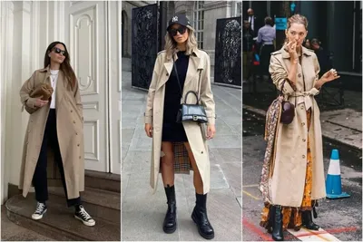 Топ 20+ модных луков с тренчем | Fashion Club | Дзен