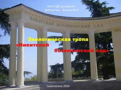 Никитский ботанический сад - Радио ВЕРА