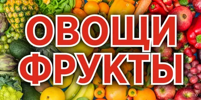 Баннер 1000х500 мм информационный постер ОВОЩИ ФРУКТЫ с люверсами - купить  с доставкой по выгодным ценам в интернет-магазине OZON (262869498)
