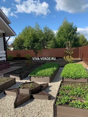 Грядки удобные и красивые - 88 фото