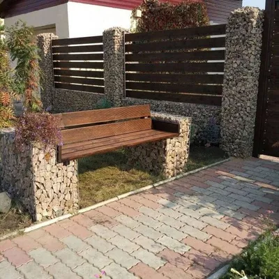 Мини-сад в клумбе из габионов | Azov Garden Decor | Дзен