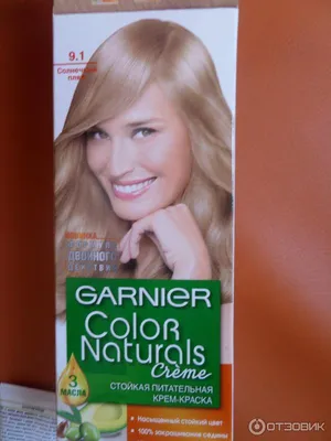 Garnier Color Naturals Creme 9.1 солнечный пляж Крем-краска для волос  купить в Минске, Гомеле, Витебске, Могилеве, Бресте, Гродно