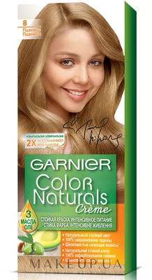 Краска для волос Garnier Color Naturals 8.0 Пшеница 110 мл - отзывы  покупателей на Мегамаркет | краски для волос C4035525