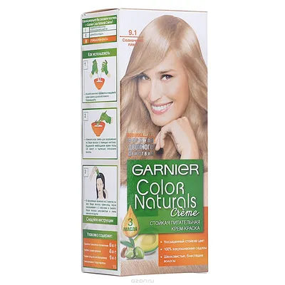 Крем - краска Garnier Color Naturals стойкая для волос 9.1 Солнечный пляж