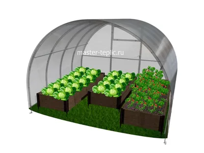 Теплые грядки из ДПК Holzhof