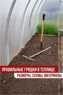 Грядки в теплице: как сделать их удобными | Огородники