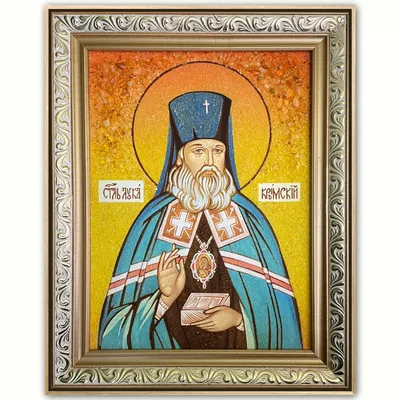 Купить Икона Луки Крымского № 01 из камня в Минске - Гливи