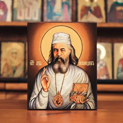 Икона святителя Луки Крымского с житием. Святитель Лука (Войно-Ясенецкий)  (ID#1175977613), цена: 1365 ₴, купить на Prom.ua