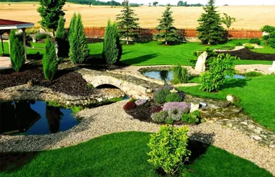 Ландшафтный дизайн сада в …» — создано в Шедевруме