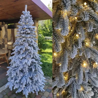 Искусственная елка Max Christmas заснеженная Ленинградская 240 см