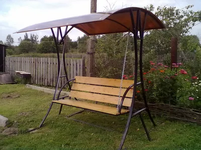 Деревянные садовые качели своими руками. DIY. Garden swing | Садовые качели,  Качели, Деревянные качели