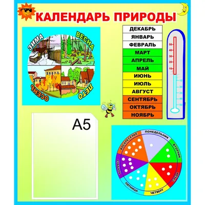 Обучающий набор \"Календарь погоды\" для детского сада и школы ТМ Открытая  планета 13680401 купить за 437 ₽ в интернет-магазине Wildberries