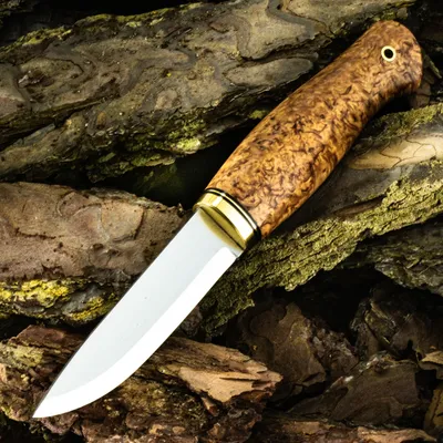 Нож БЕРСИ, M390, карельская берёза купить в интернет-магазине Товарищество  Завьялова