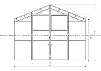 Купить Каркас теплицы, 8 × 3 × 2 м, шаг 1 м, профиль 20 × 20 мм, толщина  металла 1 мм, без поликарбоната, половинчатые арки (2476613) в Крыму, цены,  отзывы, характеристики | Микролайн