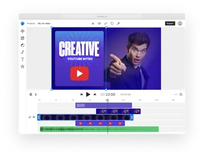Aesthetic YouTube intro background · Jitter