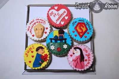 🧁Капкейки \"Love is...\"❤️, набор 6.. | Торты от Марии Лариной. Касимов. |  ВКонтакте