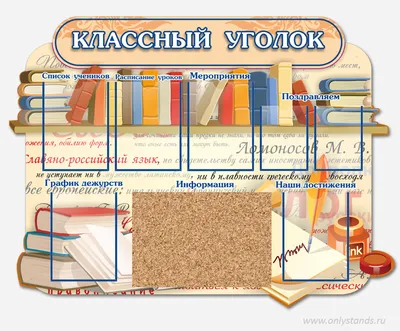 Шаблоны (15 штук) для оформления классного уголка в начальной школе