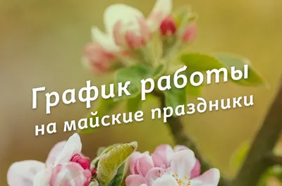 Режим работы на майские праздники 2023