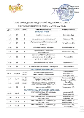 Империя детства «УМНИЧКА» приглашает на Неделю математики