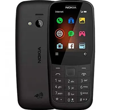 360 view of Nokia 220 Cyan 3D model - 3DModels store