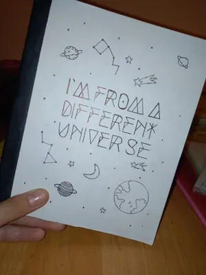 Обложка тетради своими руками/DIY notebook | Личные планировщики, Обложка,  Оформление обложки