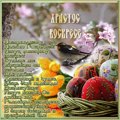 Пожелания на Пасху в картинках