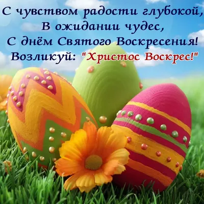 Милый кролик и пожелание на Пасху