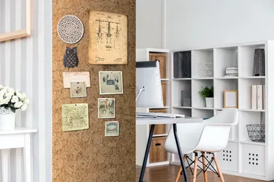 Пробковая доска своими руками: как сделать доску для заметок из пробок |  Houzz Россия
