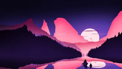 1360x768 Retro Landscape 4k Laptop HD ,HD 4k  Wallpapers,Images,Backgrounds,Photos and Pictures