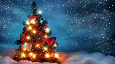 Золотые украшения на Новый год 2017 Обои для рабочего стола 1366x768
