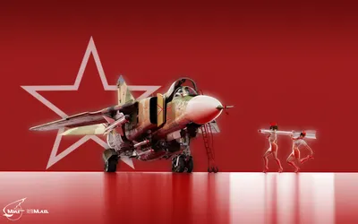 Обои на рабочий стол истребитель МиГ-23 - Авиация России. Самолёты МИГ.