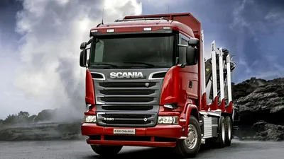 Обои на рабочий стол Грузовик SCANIA в карьере, обои для рабочего стола,  скачать обои, обои бесплатно